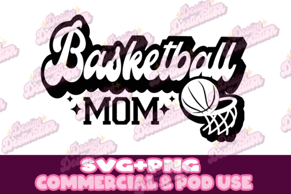 Basketball Mom Design: A Versatile Embroidery Choice