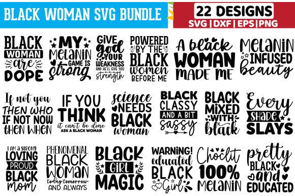 Black Woman SVG Bundle: A Versatile Design Review