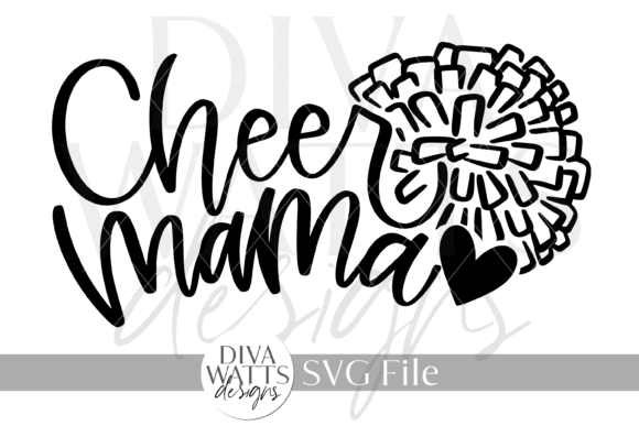Cheer Mama SVG: A Bold and Playful Design