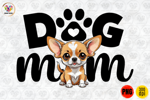 Chihuahua Puppy Dog Mom, Dog Lover PNG