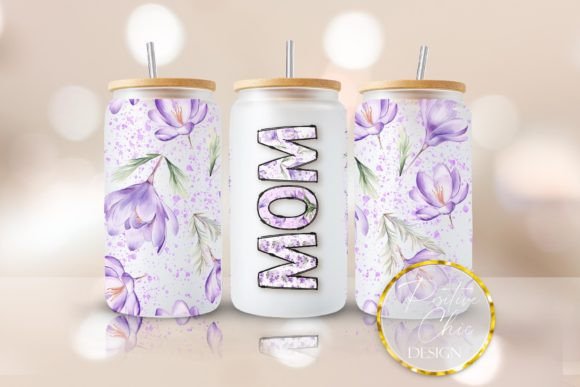 Mother's Day Mom Libbey Glass Wrap PNG