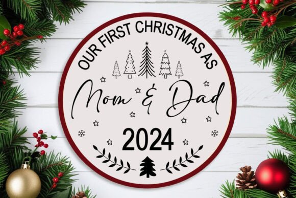 Our First Christmas As Mom Dad 2024 SV