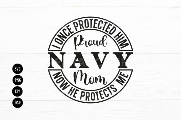 Proud Navy Mom Veteran Military Wife Design