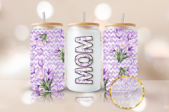 Review: Mom Glitter Libbey Glass Wrap UVDTF PNG