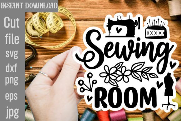 Review: Sewing Room SVG Cut File for Embroidery